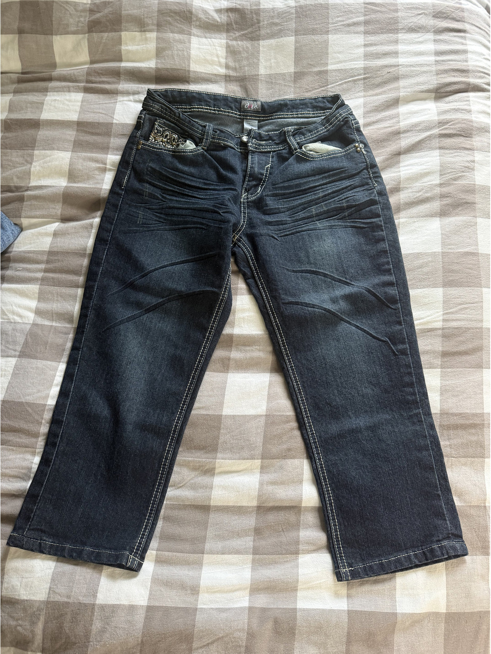 Women's Denim | Dots| Capri | Size 4